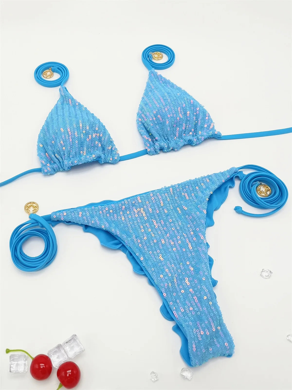 Glitzer Pailletten Bikini – funkelnd, sexy & gemacht für den großen Auftritt