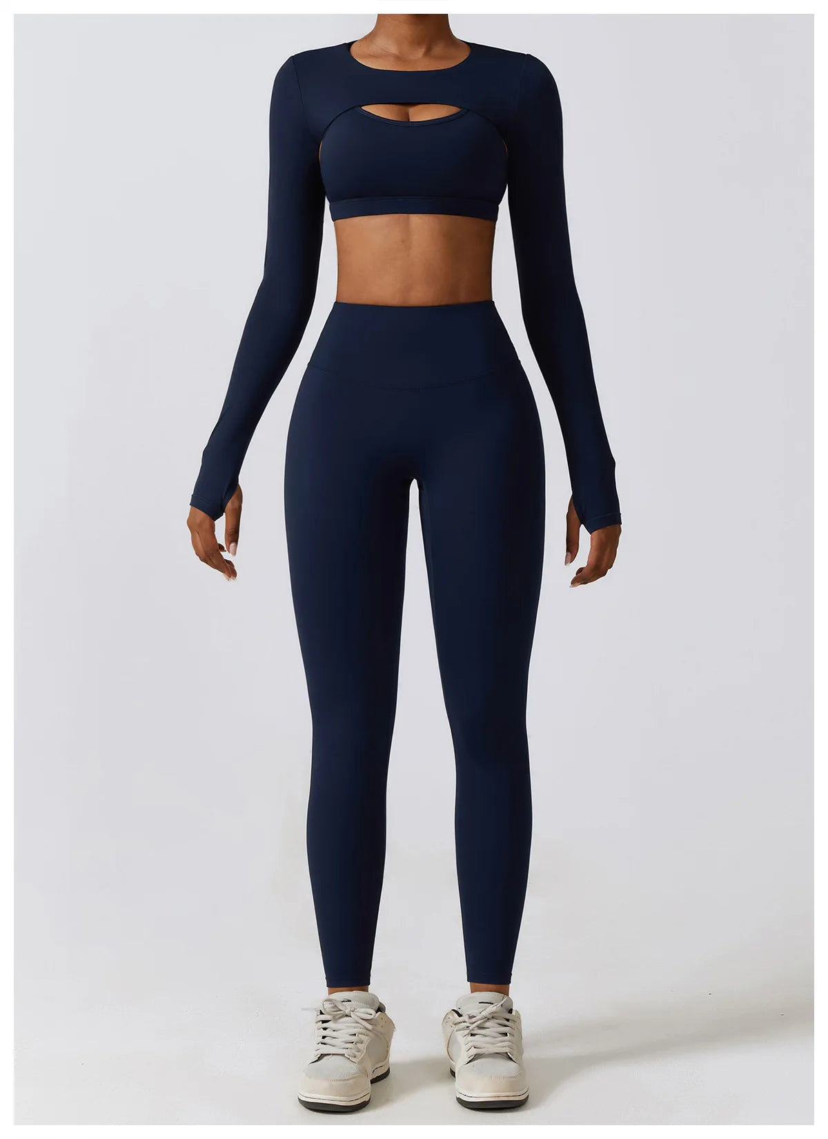 Stylisches 3er Set Workout Outfit für Damen – Perfekt für Fitness, Yoga & Sport