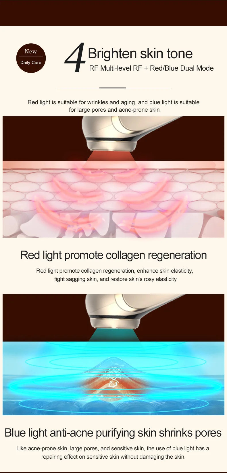 RF & EMS Beauty-Gerät – Dein Home-Lifting für straffe, jugendliche Haut! ✨