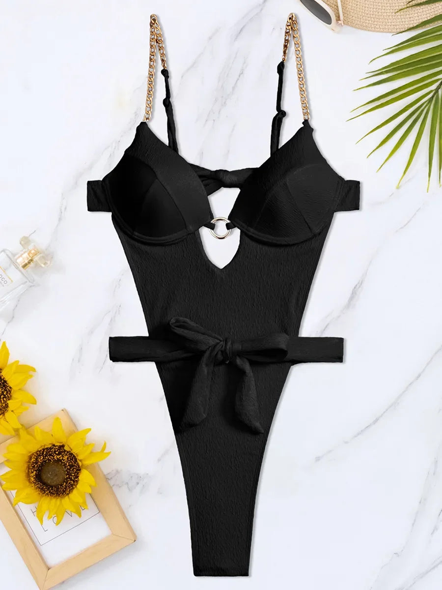Mini Monokini mit Bügel-Cup – extrem sexy, formgebend & perfekt für heiße Tage