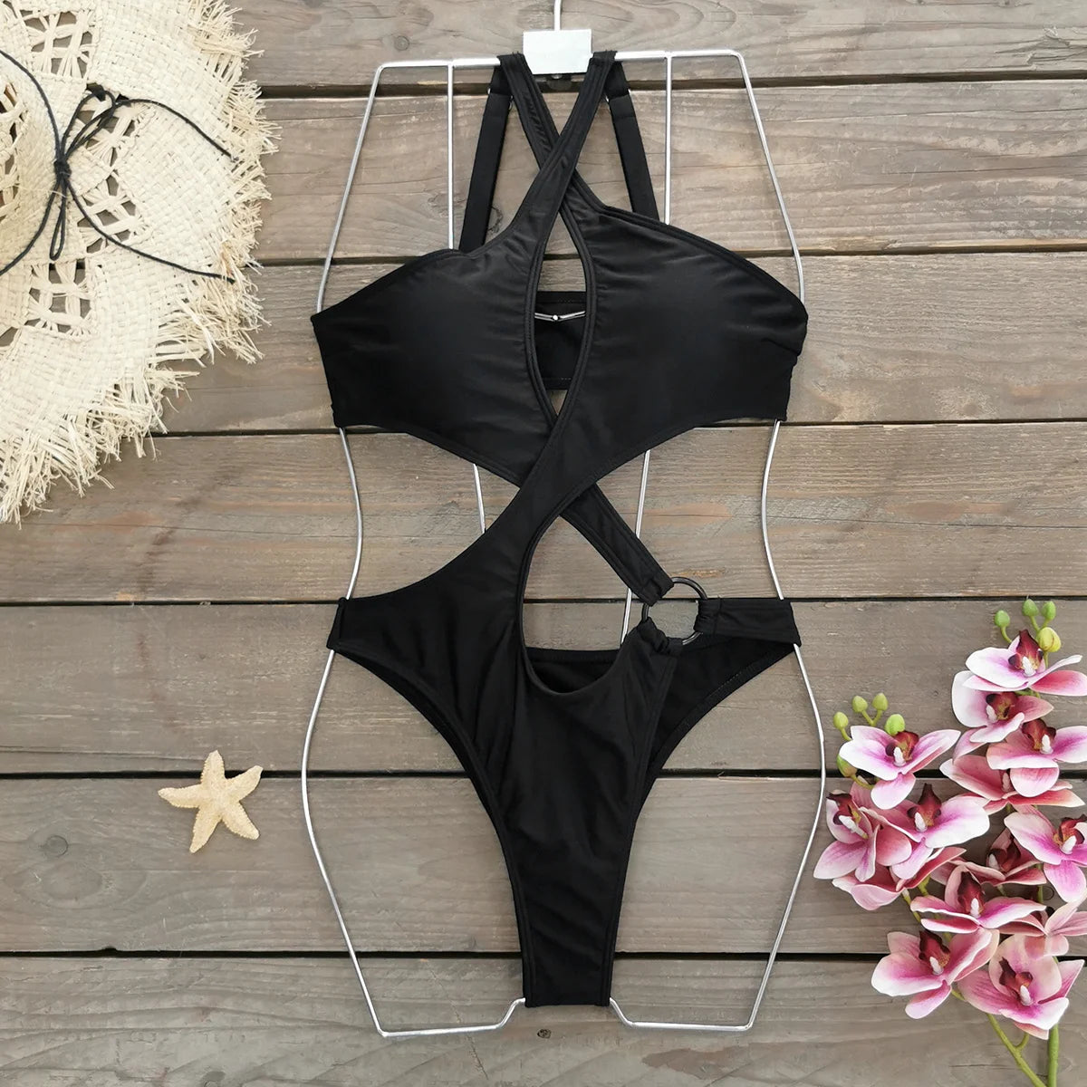 Cut-Out Monokini mit Push-up – sexy, modern & sommerlich stylisch