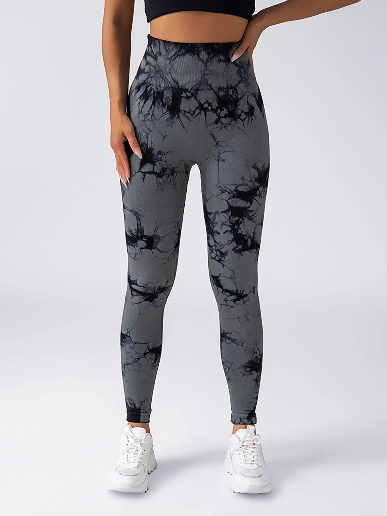 Nahtlose Tie-Dye Leggings – Stylischer Look & Perfekte Passform