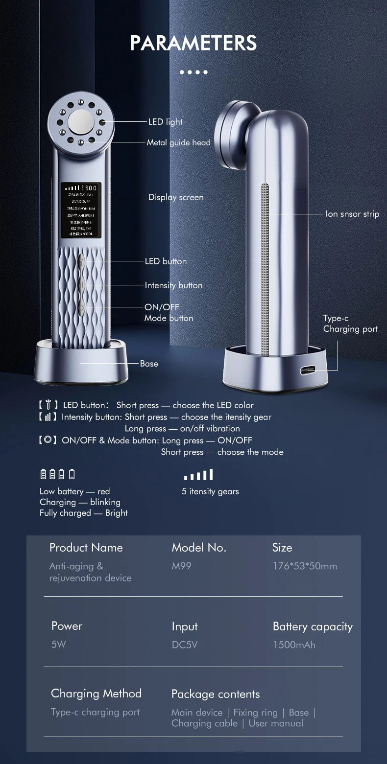 Mikrostrom‑Gesichtsmassagegerät EMS Facelifting – Dein persönlicher Skin‑Stylist