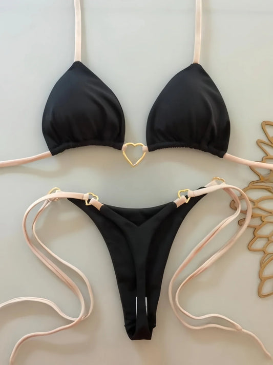 Low-Taille Bikini-Set – sexy Schnitt trifft minimalistischen Style