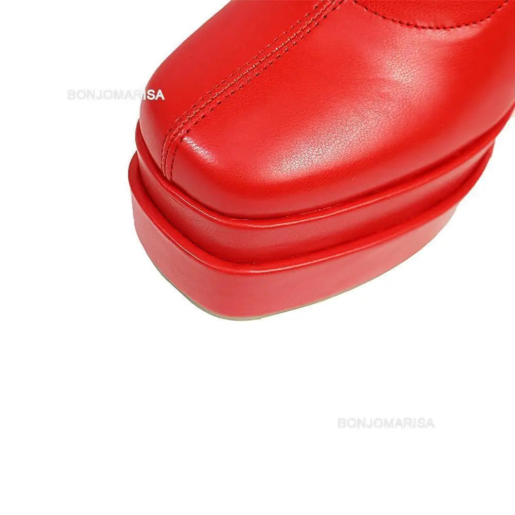 Double Platform Overknees – Bold, chunky & made to turn heads