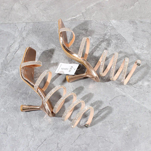 Crystal Snake Heels – Sinnlich, verspielt & wild wie der Sommer