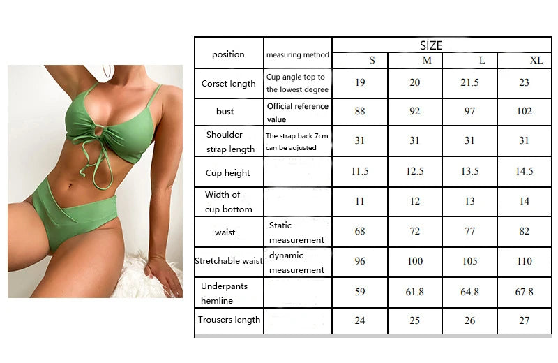 Schnür-Bikini – schlicht, elastisch & verführerisch feminin