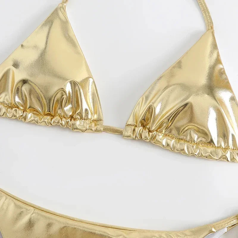 Fischschuppen Bikini-Set – glänzend, sexy & absolut mermaid vibes
