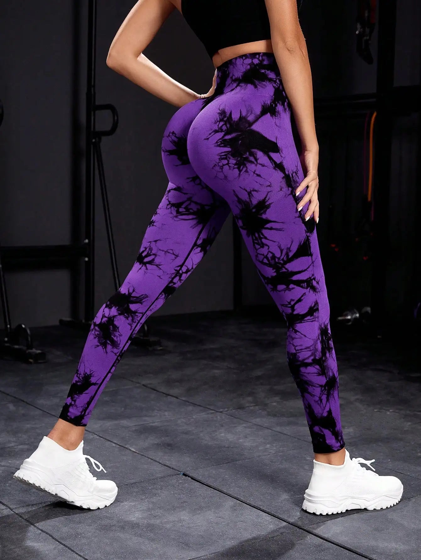 Tie-Dye Yoga Leggings – Perfekter Sitz & Stylischer Look
