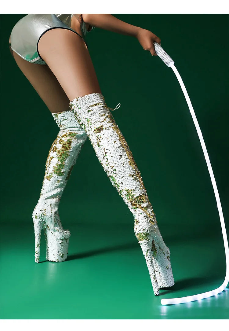 Sequin Overknees – Bling it. Own it. Werk it.