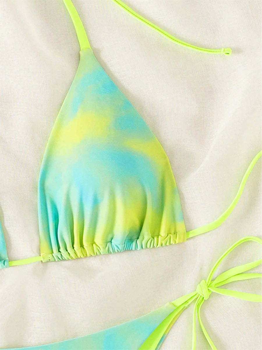 Tie-Dye Bikini-Set – farbenfroh, sexy & absolut im Trend