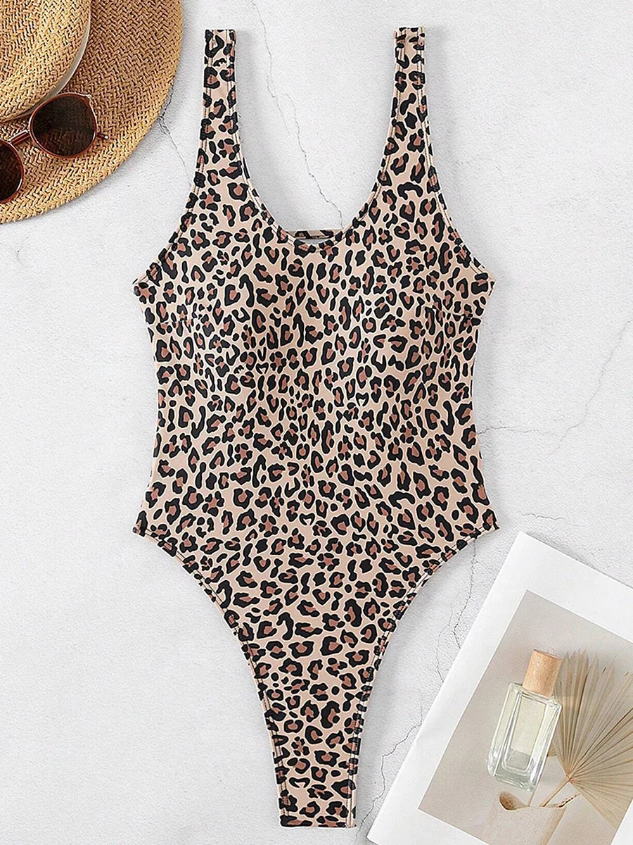 Leopard Monokini – wild, rückenfrei & figurbetont sexy