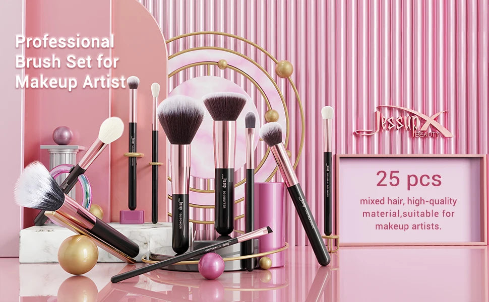 Jessup Professionelles 25-teiliges Make-up-Pinsel-Set – Dein Rundum-Glam-Kit! ✨