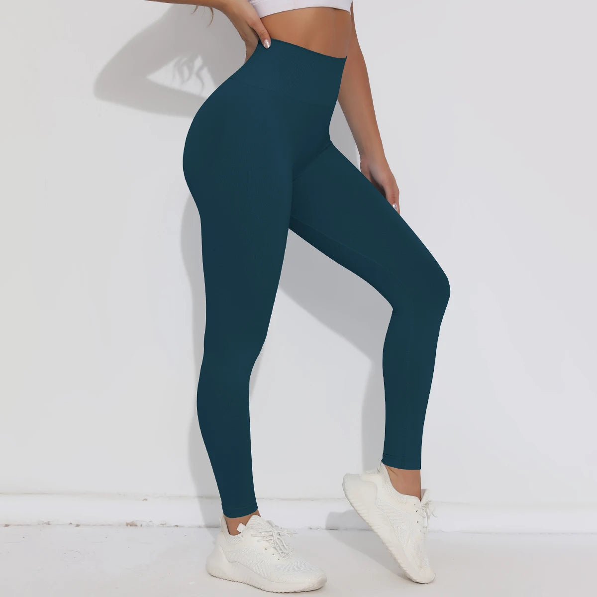 V-Butt Yoga Leggings – High-Waist Fitnesshose mit Push-Up-Effekt