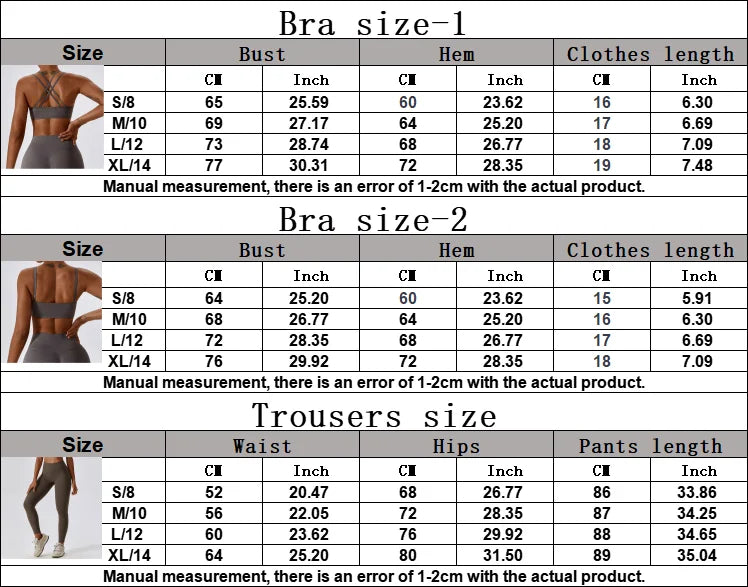 2-teiliges Yoga-Set – Nude Feel für Höchsten Komfort und Stil