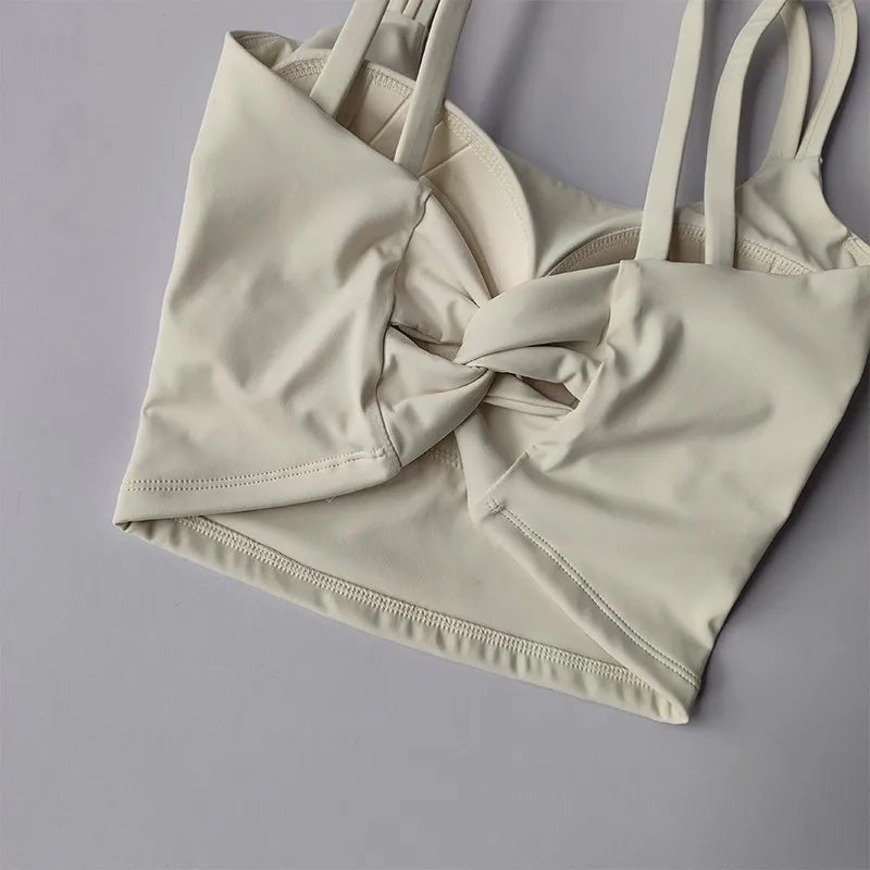 Push-Up Sport-BH mit Knotendetail – sexy, stark & stylish 💪🔥