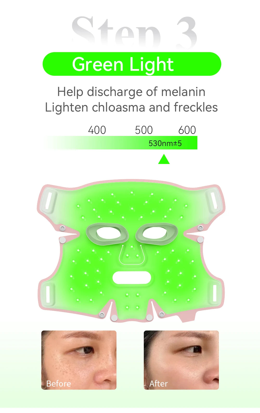 ANLAN LED Gesichtsmaske – 5 Farben für strahlend schöne Haut ✨