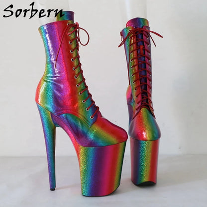 SORBERN Rainbow Booties – Loud, Proud & Sky-High