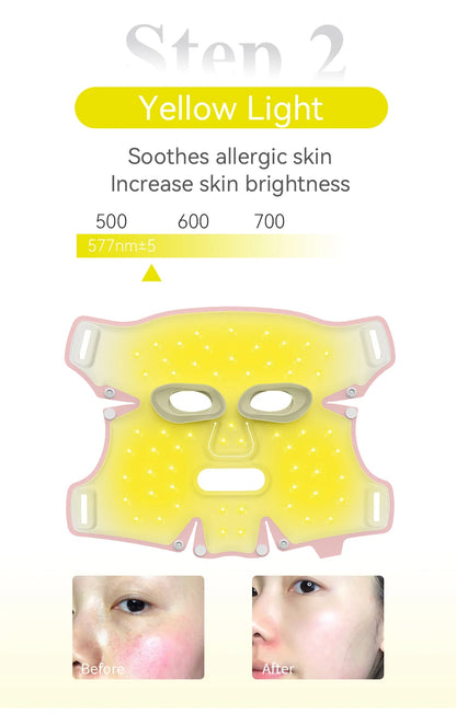 ANLAN LED Gesichtsmaske – 5 Farben für strahlend schöne Haut ✨