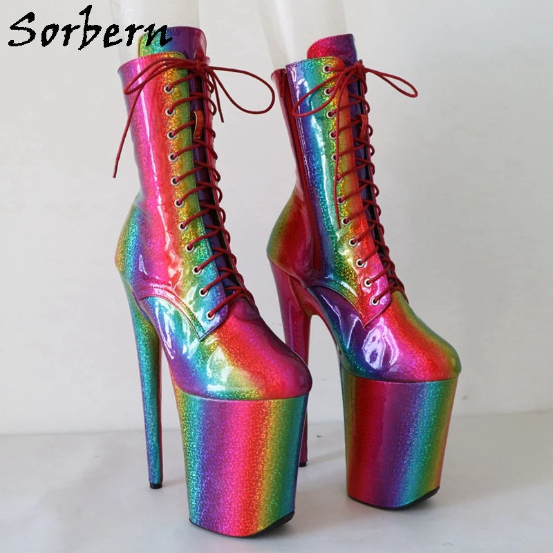 SORBERN Rainbow Booties – Loud, Proud & Sky-High