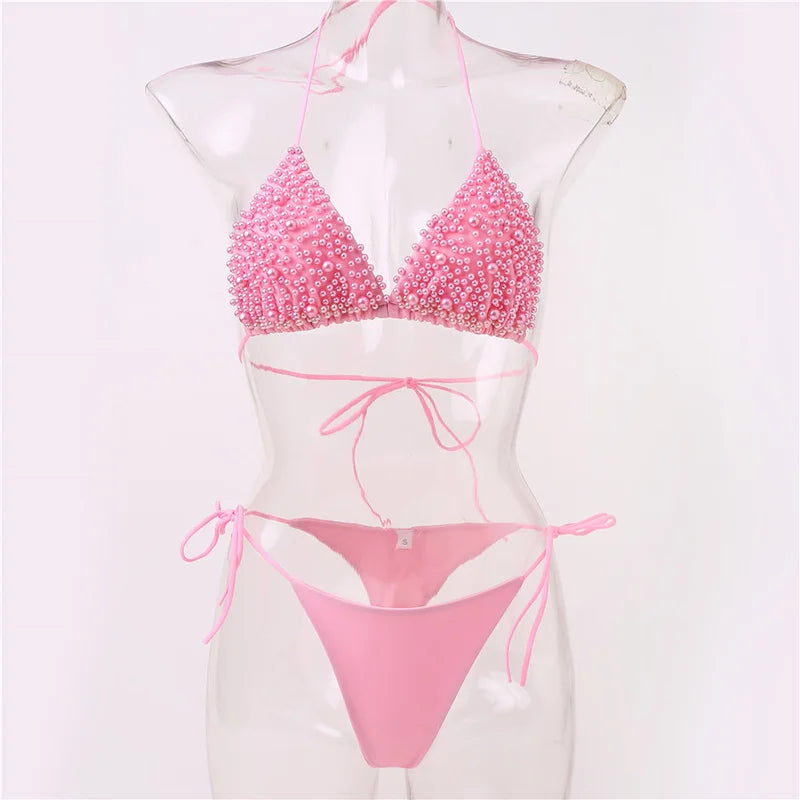 Luxus-Perlen Bikini – zart, sexy & außergewöhnlich