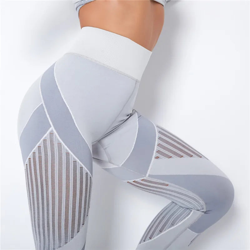 Nahtlose Leggings mit Mesh – High‑Waist Power für dein Workout