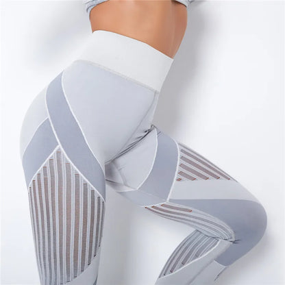 Nahtlose Leggings mit Mesh – High‑Waist Power für dein Workout