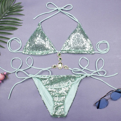 Pailletten & Diamant Bikini – ultra sexy, glitzernd & auffällig elegant