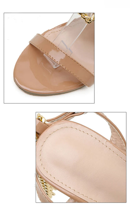 Chain Glam – Sommerliche Sandalen mit Wow-Faktor ✨