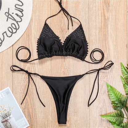 Luxus-Perlen Bikini – zart, sexy & außergewöhnlich