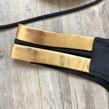 Gold-Print Bikini – edel, sexy & perfekt für sonnige Auftritte