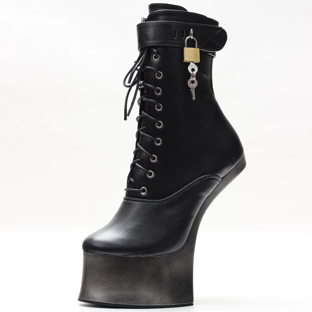 Fetish Ankle Platform Boots – Dominant. Elegant. Pure Power.