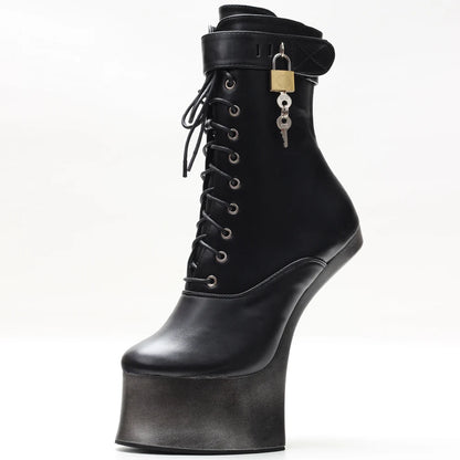 Fetish Ankle Platform Boots – Dominant. Elegant. Pure Power.