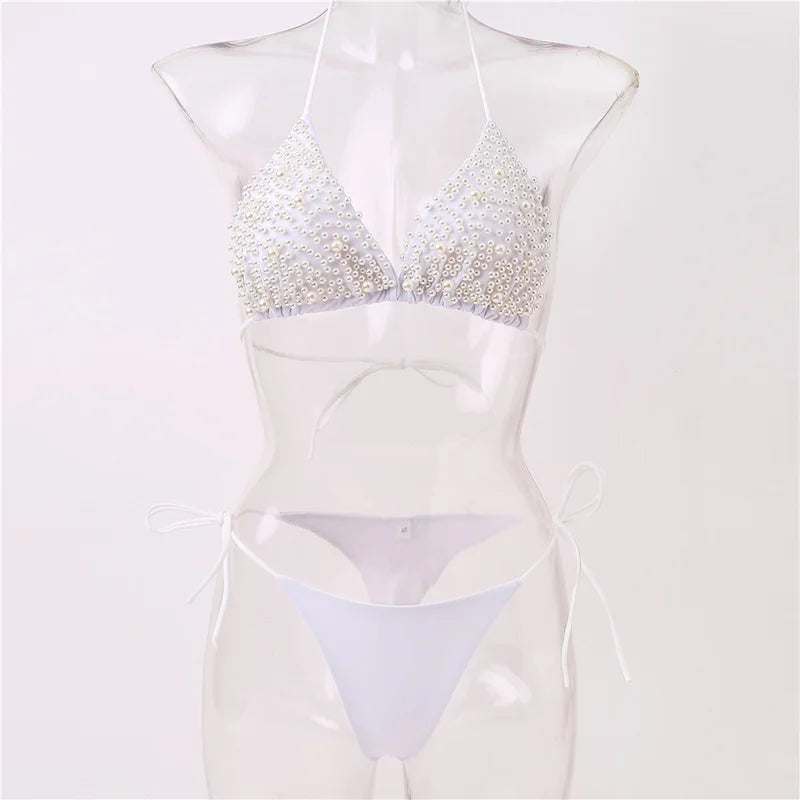 Luxus-Perlen Bikini – zart, sexy & außergewöhnlich