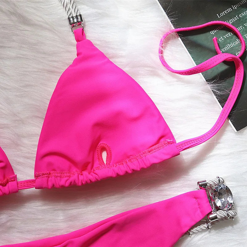 Kristall Bikini-Set – glamourös, sexy & voller Glanz