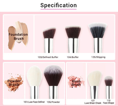 Jessup 25-teiliges Profi Make-up-Pinsel-Set – Dein All-In-One Beauty-Kit! ✨