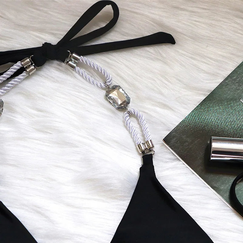 Kristall Bikini-Set – glamourös, sexy & voller Glanz