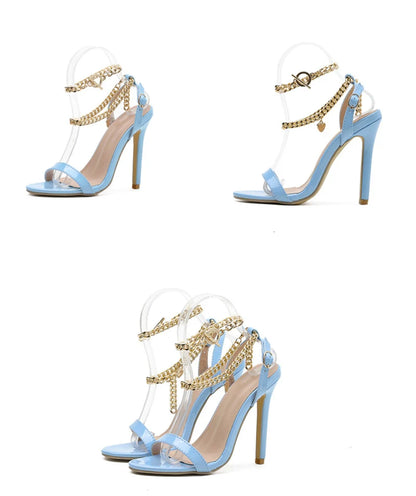 Chain Glam – Sommerliche Sandalen mit Wow-Faktor ✨