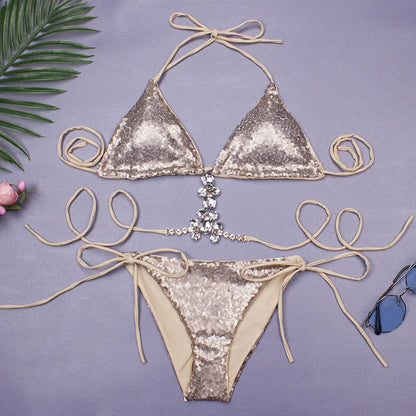 Pailletten & Diamant Bikini – ultra sexy, glitzernd & auffällig elegant