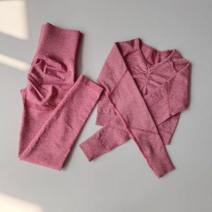 2-teiliges Nahtloses Yoga-Set – Perfekt für dein Workout