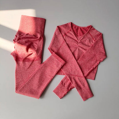 2-teiliges Nahtloses Yoga-Set – Perfekt für dein Workout