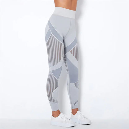 Nahtlose Leggings mit Mesh – High‑Waist Power für dein Workout