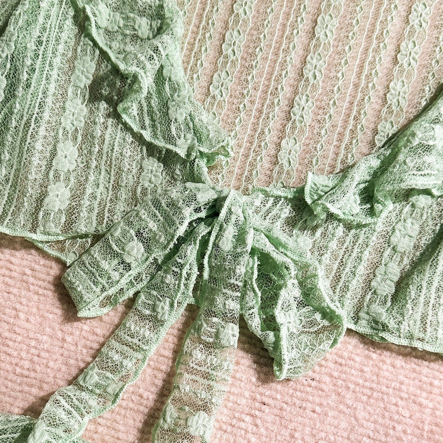 4-teiliges Bikini-Set mit Mesh und Sarong – dein stylischer Sommerlook