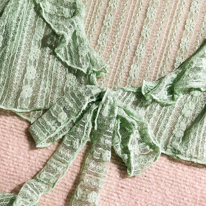 4-teiliges Bikini-Set mit Mesh und Sarong – dein stylischer Sommerlook