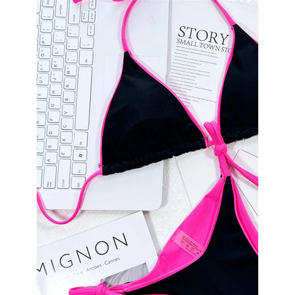 Halter-Bikini im Brazilian-Style – sexy, farbenfroh & perfekt für deinen Sommer