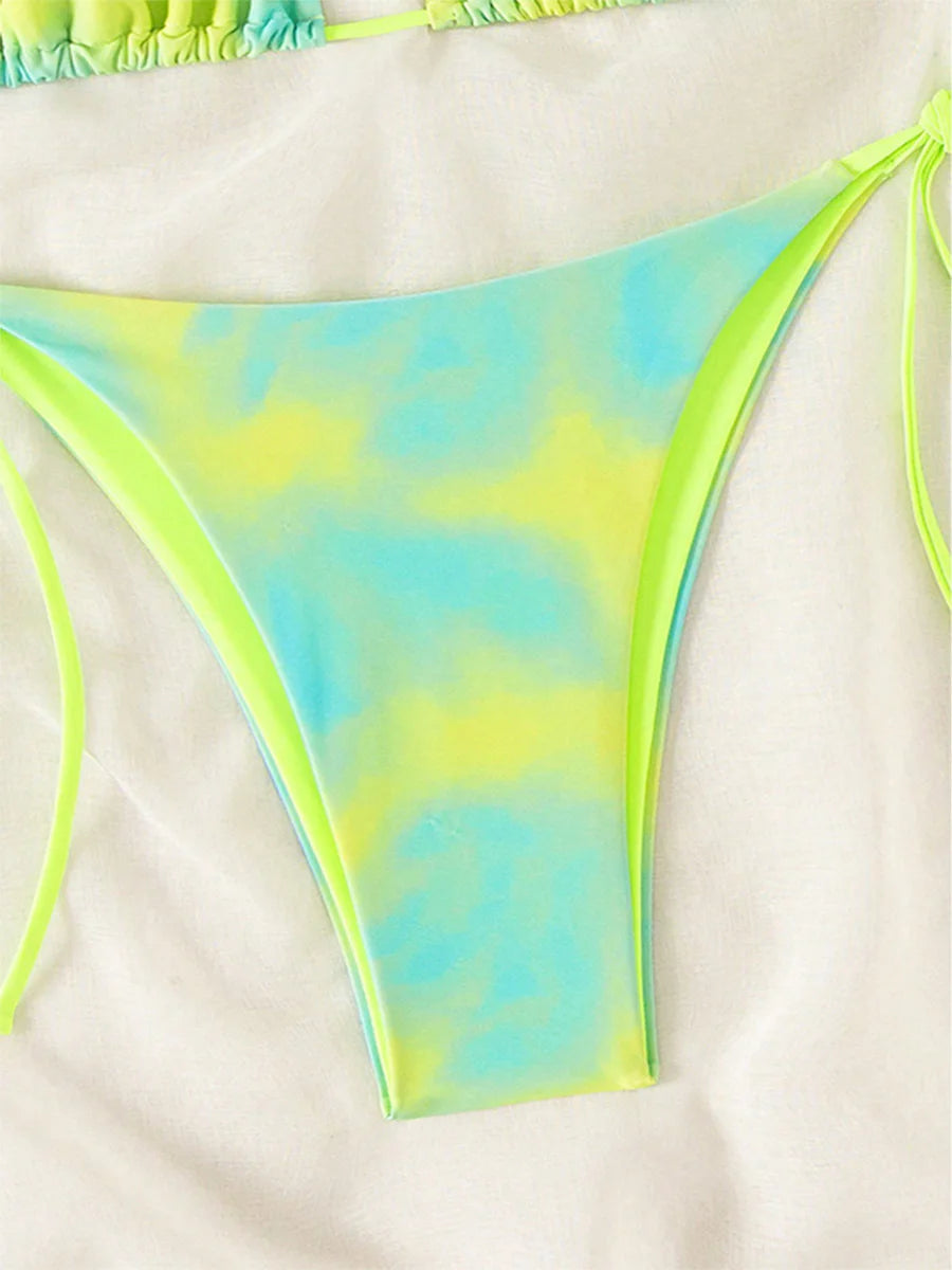 Tie-Dye Bikini-Set – farbenfroh, sexy & absolut im Trend