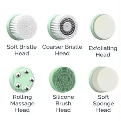 6-in-1 Gesichtsreinigungsbürste mit LED-Display – Dein Beauty-Upgrade für strahlende Haut! ✨