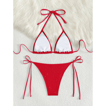 Glitter High-Cut Bikini – glänzend, sexy & ideal für heiße Sommertage