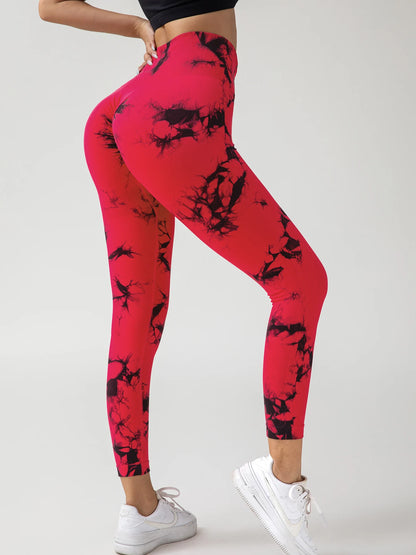 Nahtlose Tie-Dye Leggings – Stylischer Look & Perfekte Passform