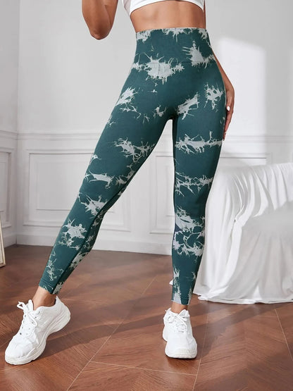 Nahtlose Tie-Dye Leggings – Stylischer Look & Perfekte Passform